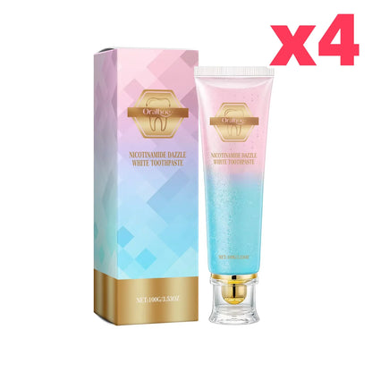 Niacinamide Whitening Toothpaste – Stain Removal, Plaque Reduction & Fresh Breath