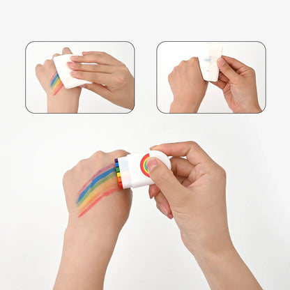 2/3pcs Rainbow Crayon Paint Set | Colorful Birthday Party Accessories & Family Costume Gift