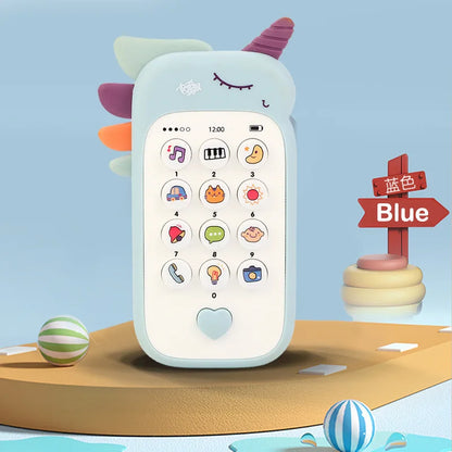 Baby Musical Phone Toy - Sound Telephone with Teether for Infants & Early Learning