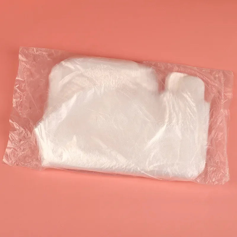 100PCS Transparent Disposable Foot Bags for Detox, Pedicure, & Foot Care - Prevent Infection & Chapped Skin, Bath Wipes
