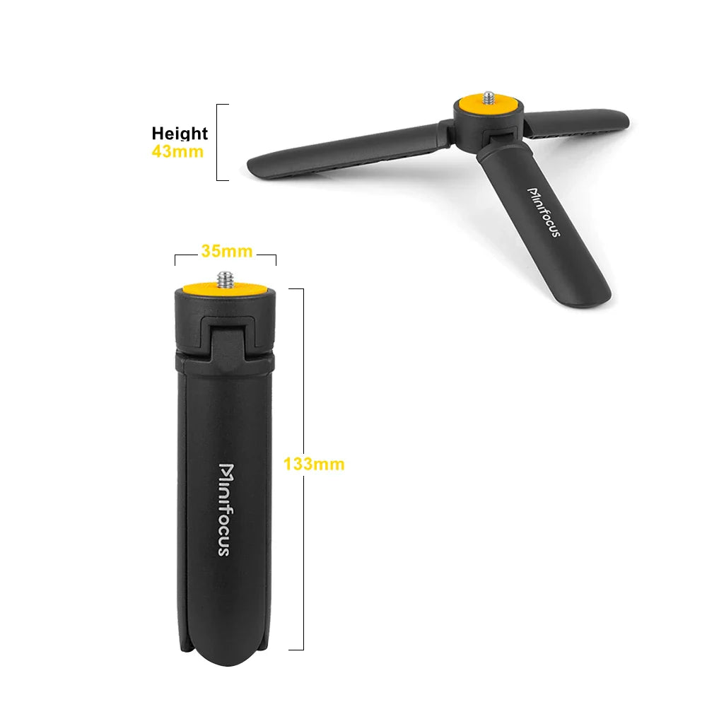 OSMO Mobile 3/OM 4 Tripod Stand with 1/4'' Screw for DJI OSMO Mobile 4/3/2, OSMO Pocket 2, Zhiyun Smooth Q4, Moza, Feiyu