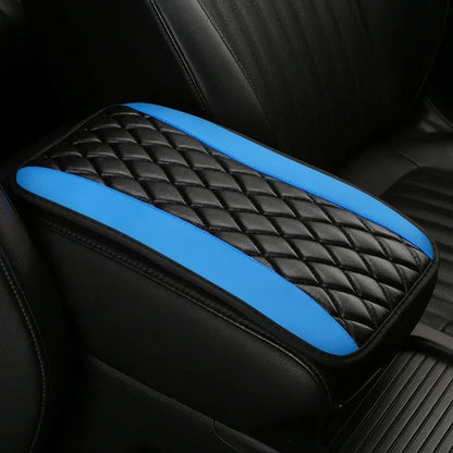 Universal Car Interior Armrest Seat Box Cover – Waterproof PU Leather Center Console Protector for SUV, Durable & Comfortable