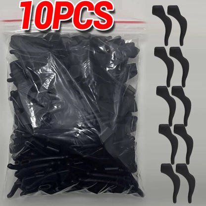 Anti-Slip Silicone Ear Hooks for Glasses | Elastic Eyewear Grip, Temple Holder & Fastener Accessories