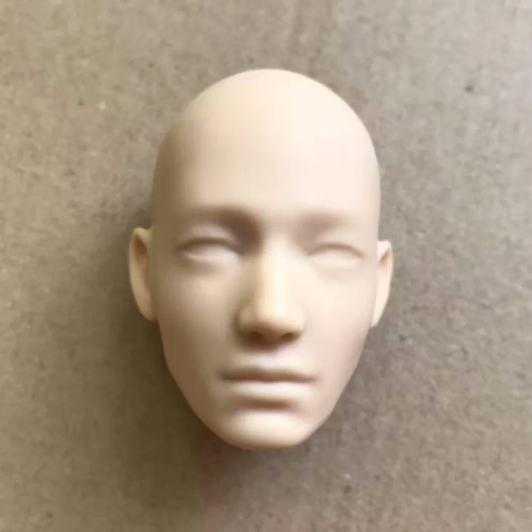 Poppy Blank Face Doll Heads — 1/6 DIY Crafting Parts in Super White, Coffee, Pink & Beige Skin for Doll Making