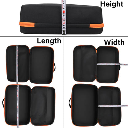 HILDA Large Capacity Waterproof Tools Bag – Electrician Hardware Organizer, 3 Sizes with Red Edges