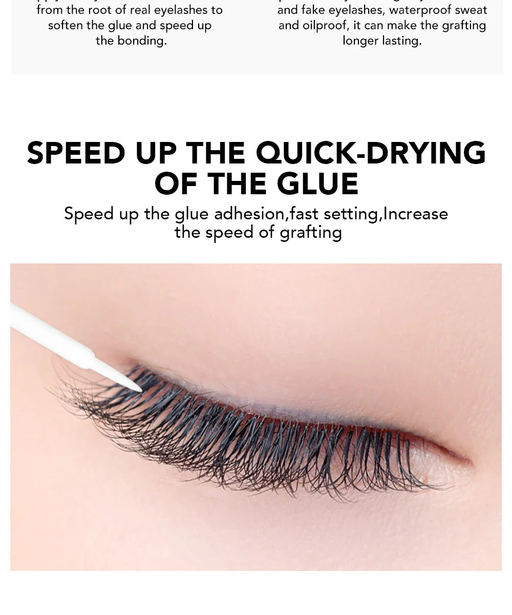 NATUHANA Lash Bonder – Waterproof, Oil-Proof Eyelash Extension Sealant with Long-Lasting Retention and Glue Accelerator