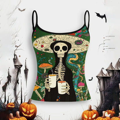 Women’s Slim Strap Tank Top – Breathable Summer Sleeveless Casual Top