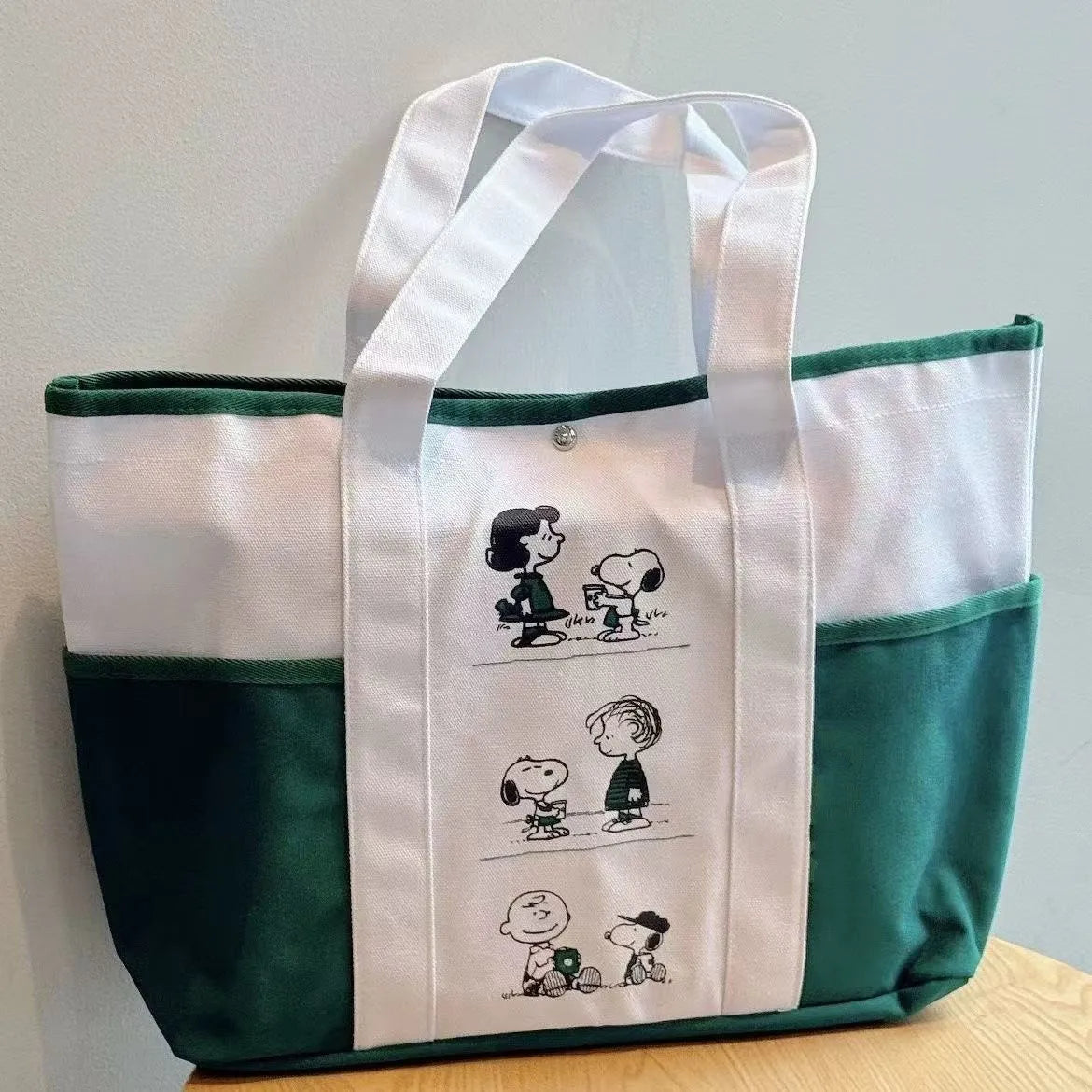 New Snoopy Tote Bag | Large Capacity Casual Shoulder Bag for Girls, Travel & Everyday Use