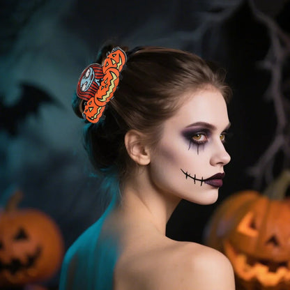 Muweordy Horror Series Hair Claw | Halloween Clown Crab Hair Clip for Women