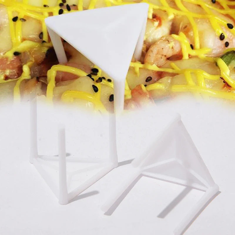 100Pcs Pizza Saver Stands - Plastic Tripod Holder for Pizza Packing and Storage, Stackable Fixing Rack
