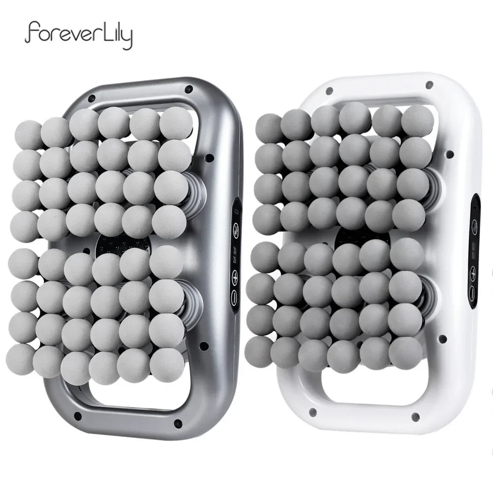 48-Head Body Massage Gun — High-Frequency Vibration Fascia Massager for Neck, Back, Waist, Thigh & Shoulder Muscle Relief