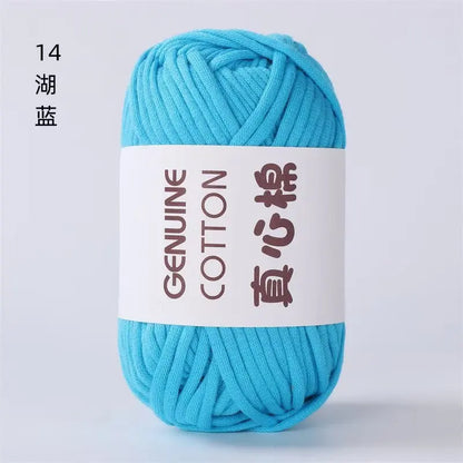 50g Genuine Cotton Yarn - Easy-to-Use Crochet Yarn for Beginners, Hand Knitting & DIY Projects (Scarves, Blankets, Hats, Clothes)