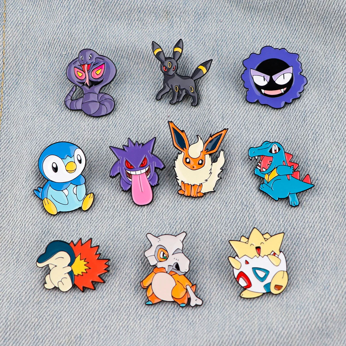 Cartoon Gengar Enamel Pins – Cute Lapel Brooches for Women, Men & Kids, Backpack & Shirt Accessories Gift