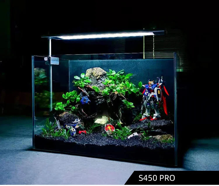Week Aqua S Series WRGB Fishing Lamp – ADA Style LED Light for Aquariums, Fish Tanks, Fishbowls & Aquascaping Decoration