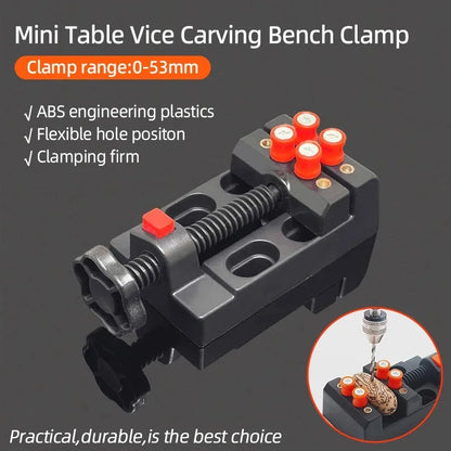 Mini Aluminum Hand Drill 0.3–3.4mm – Keyless Chuck Micro Rotary Tool with HSS Twist Drill Bit Set for Wood & DIY Crafts