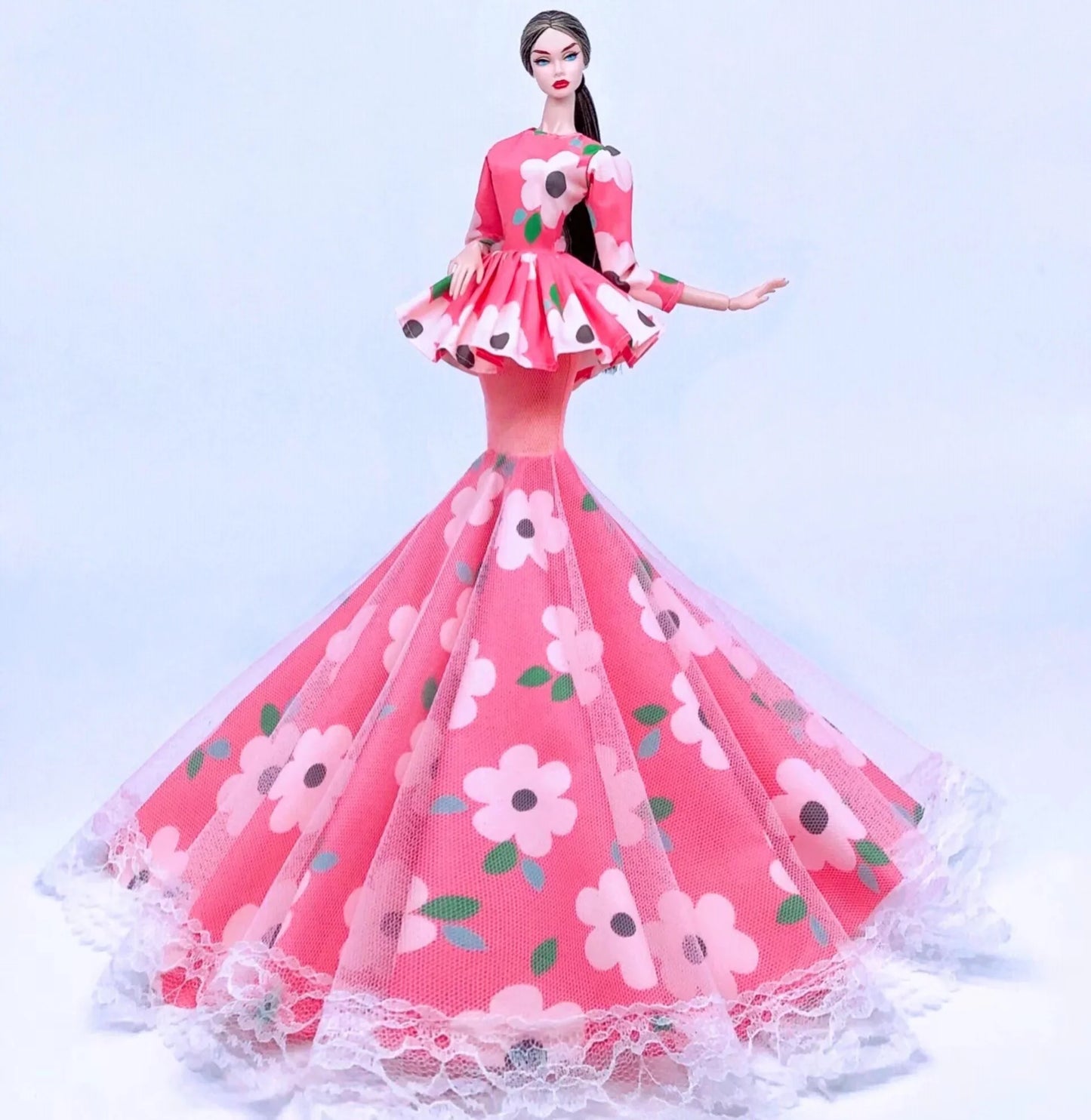 Barbie Doll Wedding Dress – Elegant Outfit for 11.5" & 12" Dolls