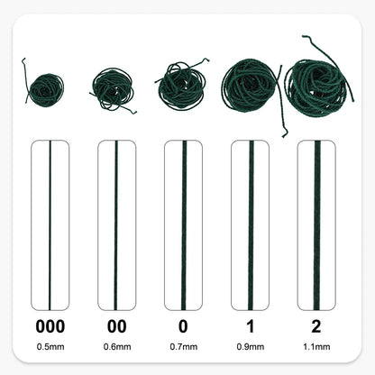 Dental Disposable Gingival Retraction Cord – Knitted Cotton Gum Line, Size 0/00/000 for Denspay