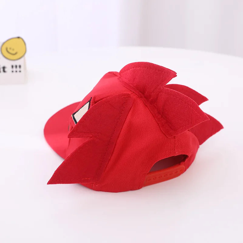 Children’s Sonic Baseball Cap — Cartoon Flat Brim Spring & Autumn Hat for Boys & Girls