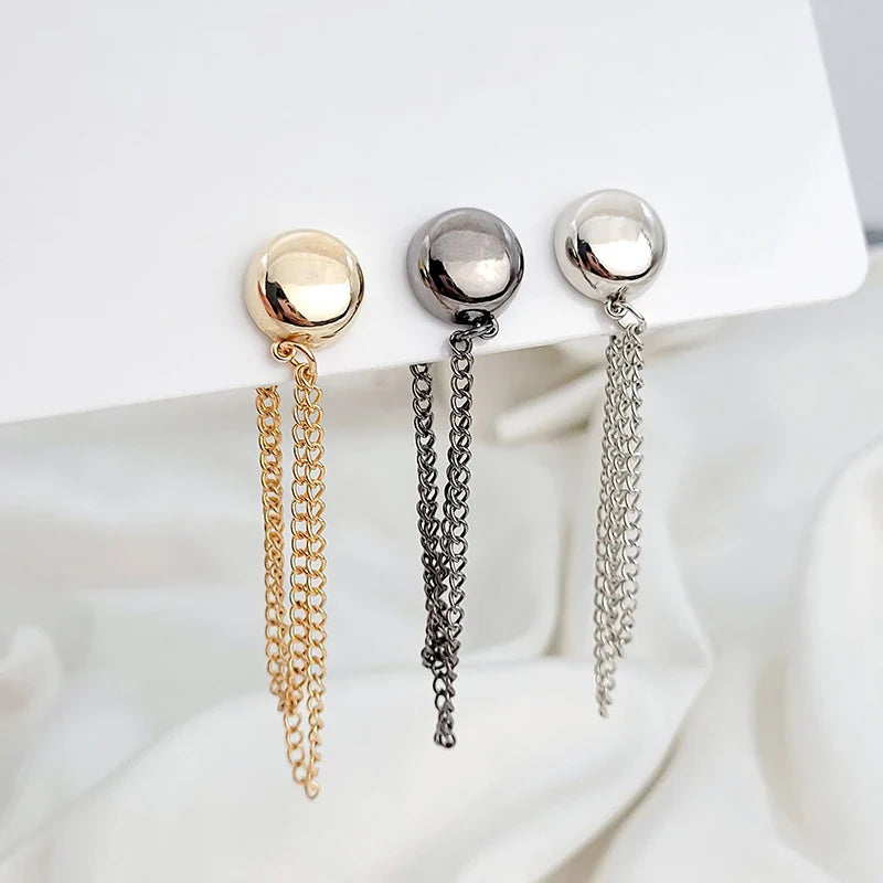 2pcs Multi-Function Magnetic Clothing Clips – Metal Button Pin for Clothes, Scarves & Pants