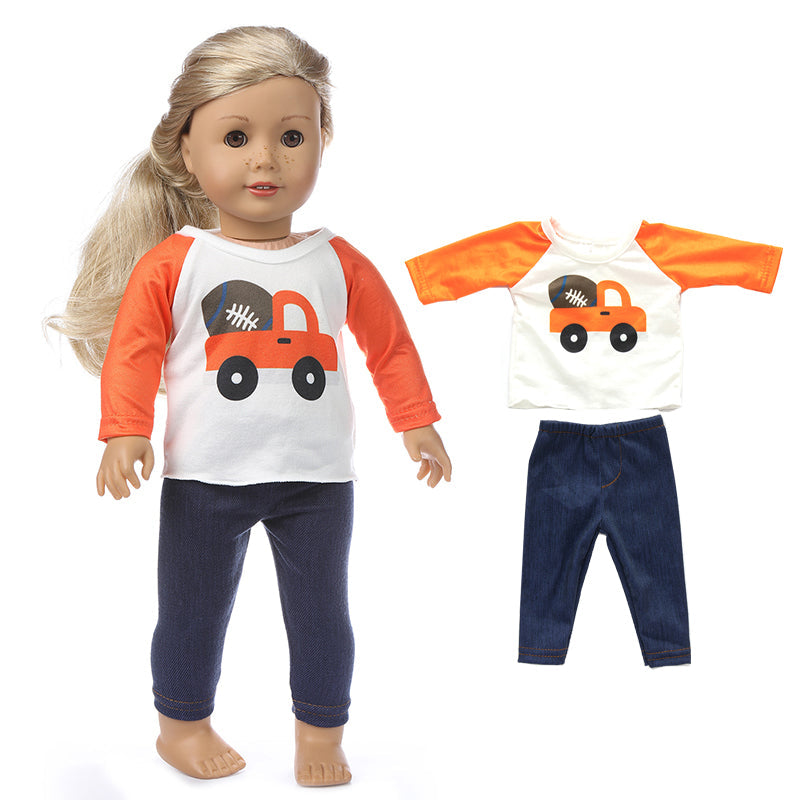 18-Inch American Girl Doll Clothes – Coat, Tights & Pants Outfit for Newborn & Baby Dolls