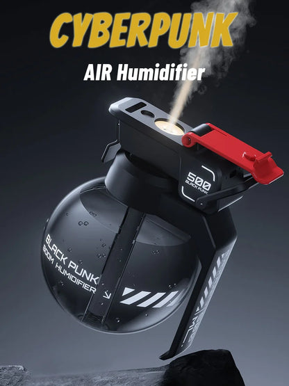 Grenade Esports Cyberpunk Humidifier – Creative Air Diffuser & Essential Oil Aromatherapy Decor