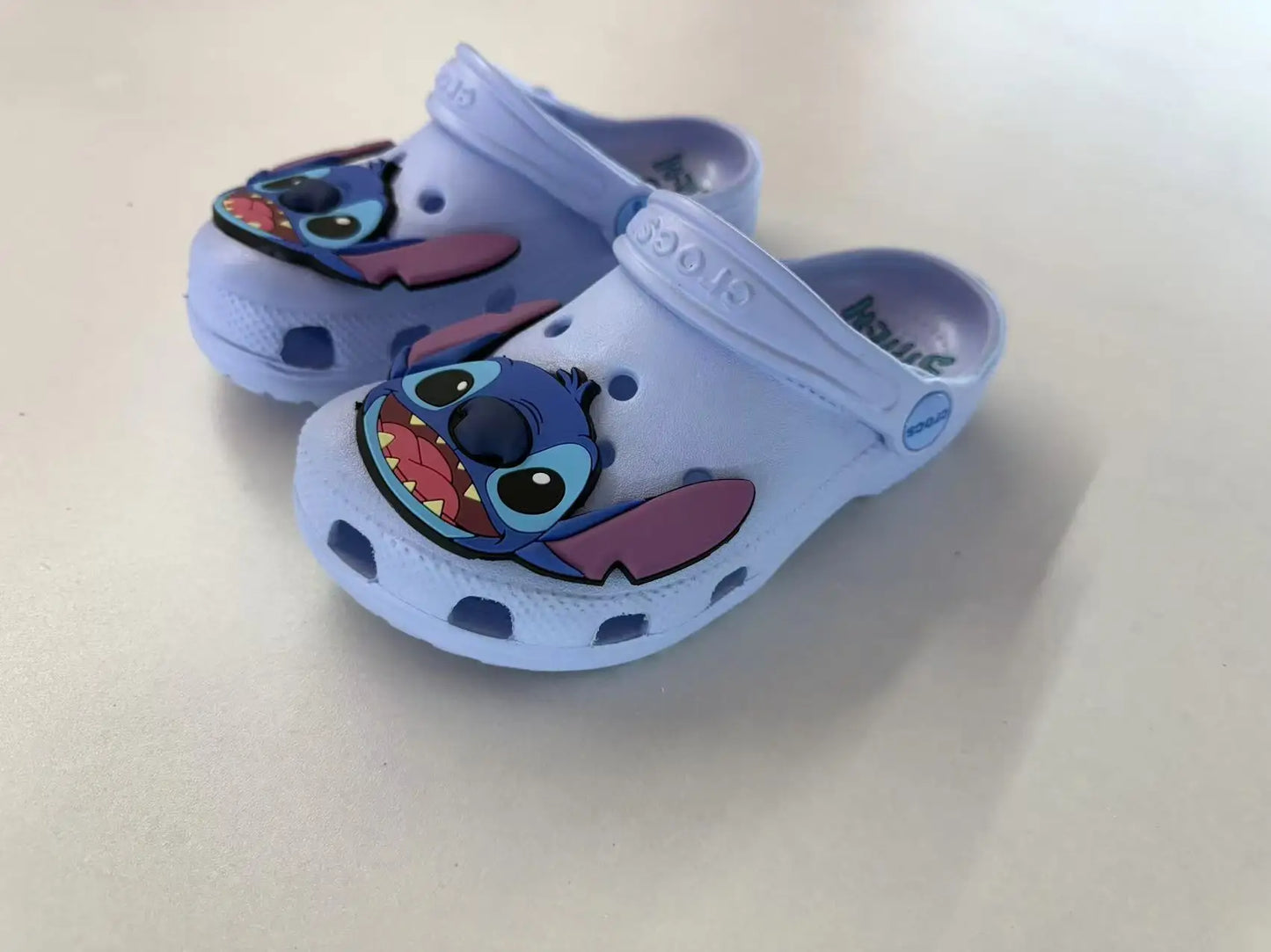 New Disney Lilo & Stitch Cartoon Beach Shoes – Non-Slip Breathable Casual Footwear for Boys, Girls & Adults