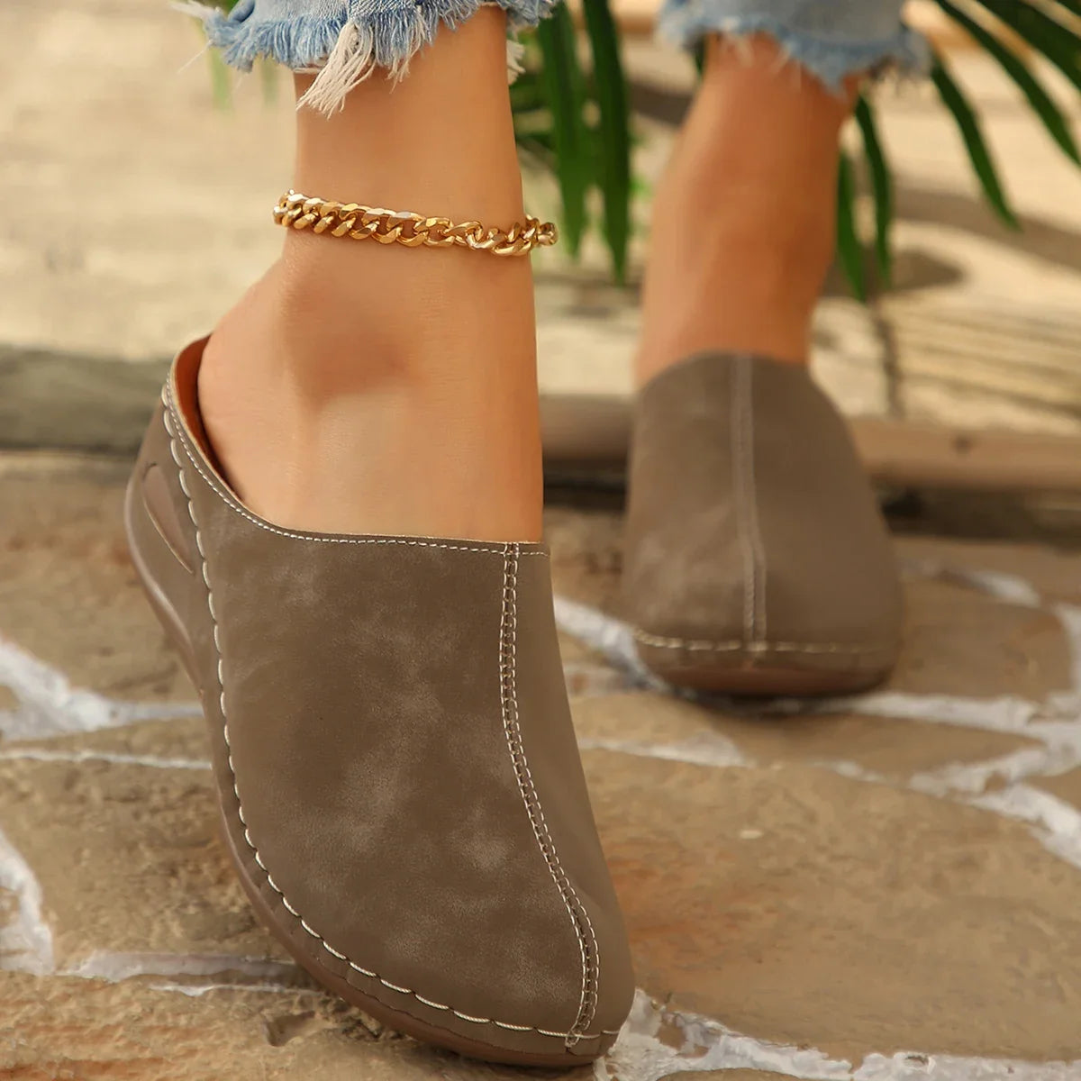 Women’s Platform Summer Slippers - Comfortable Slip-On Beach Sandals for Casual & Everyday Wear