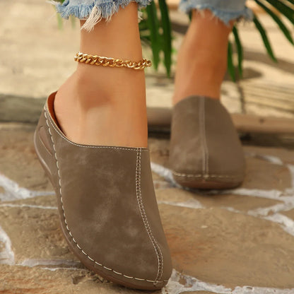 Women’s Platform Summer Slippers - Comfortable Slip-On Beach Sandals for Casual & Everyday Wear
