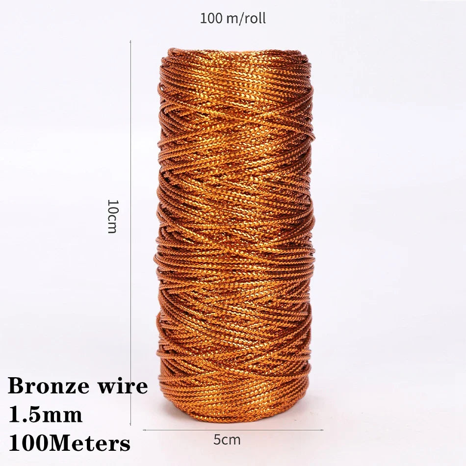 2mm 100M Macrame Cotton Cord – Twine Thread for DIY Crafts, Wall Hangings, Bohemian Wedding & Home Decor