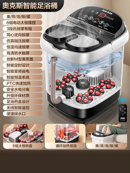 Automatic Heated Foot Bath - Electric Deep Foot Spa Massager with Constant Temperature