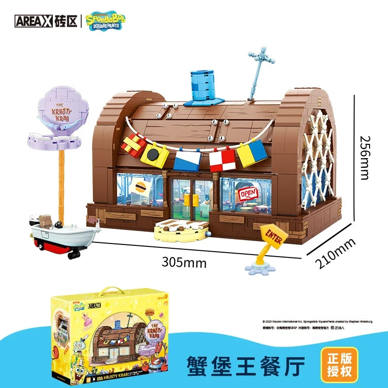 SpongeBob Bikini Bottom Blind Box - Kawaii Building Block Collectible Desktop Decoration for Adult Fans & Gift
