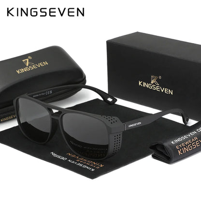 KINGSEVEN Polarized Big Frame Sunglasses — UV Protection Driving Eyewear for Men & Women