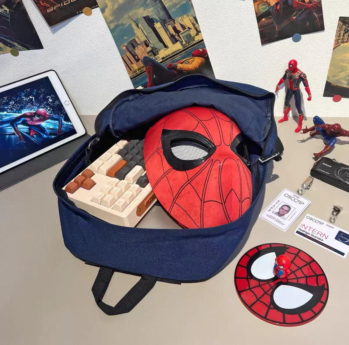 Garfield Andrew Spider-Man Backpack – Travel Bookbag for Boys, Laptop Bag, Birthday & Christmas Gift