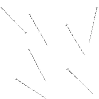 1000PCS Stainless Steel Sewing Pins – 26/35mm Straight Dressmaker Pins with Fine Satin Head for Sewing, Dressmaking & Jewelry Making