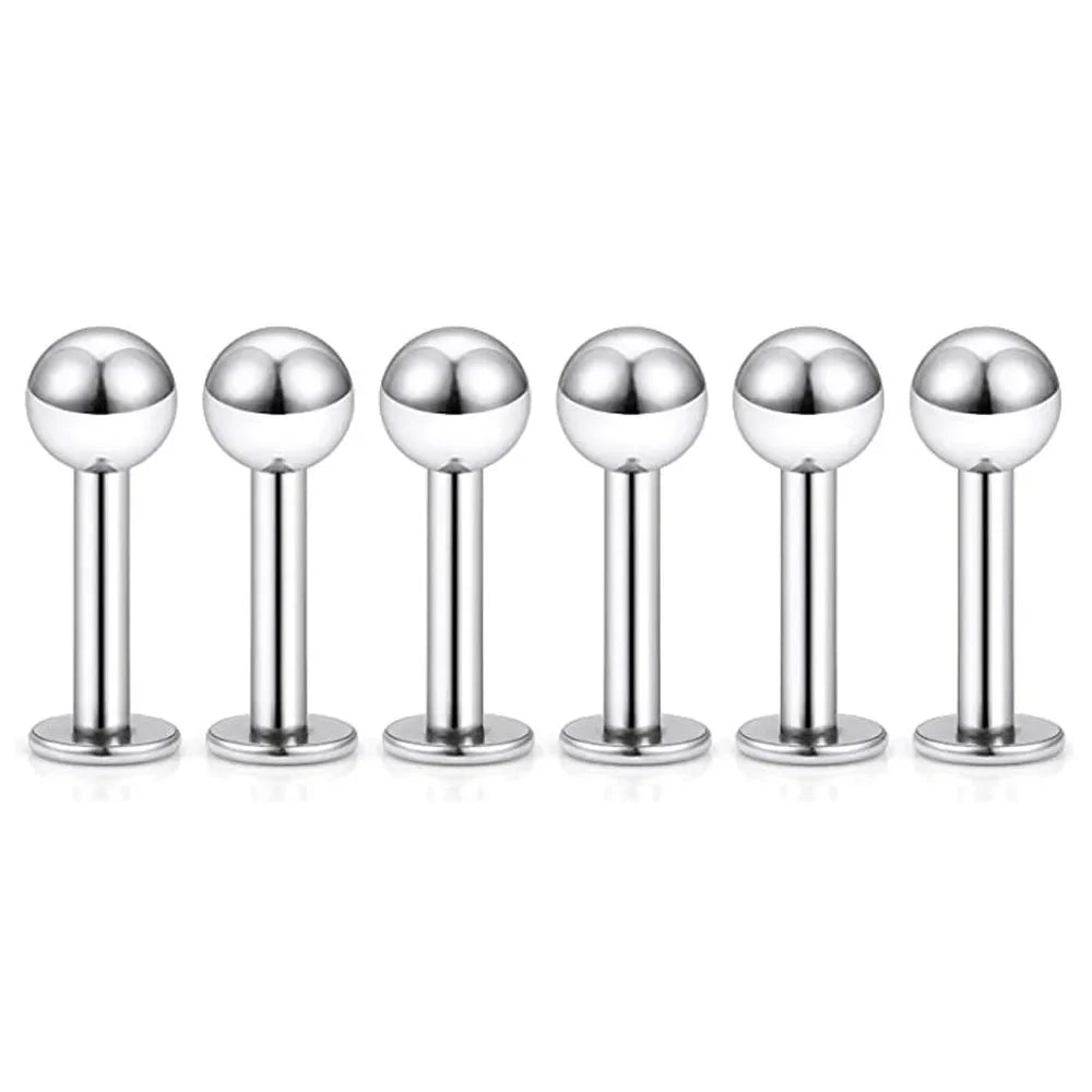Stainless Steel Body Piercing Kit – Belly Button & Septum Piercing Set, Professional Piercing Tools for Personal and Salon Use
