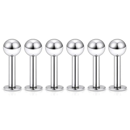 Stainless Steel Body Piercing Kit – Belly Button & Septum Piercing Set, Professional Piercing Tools for Personal and Salon Use