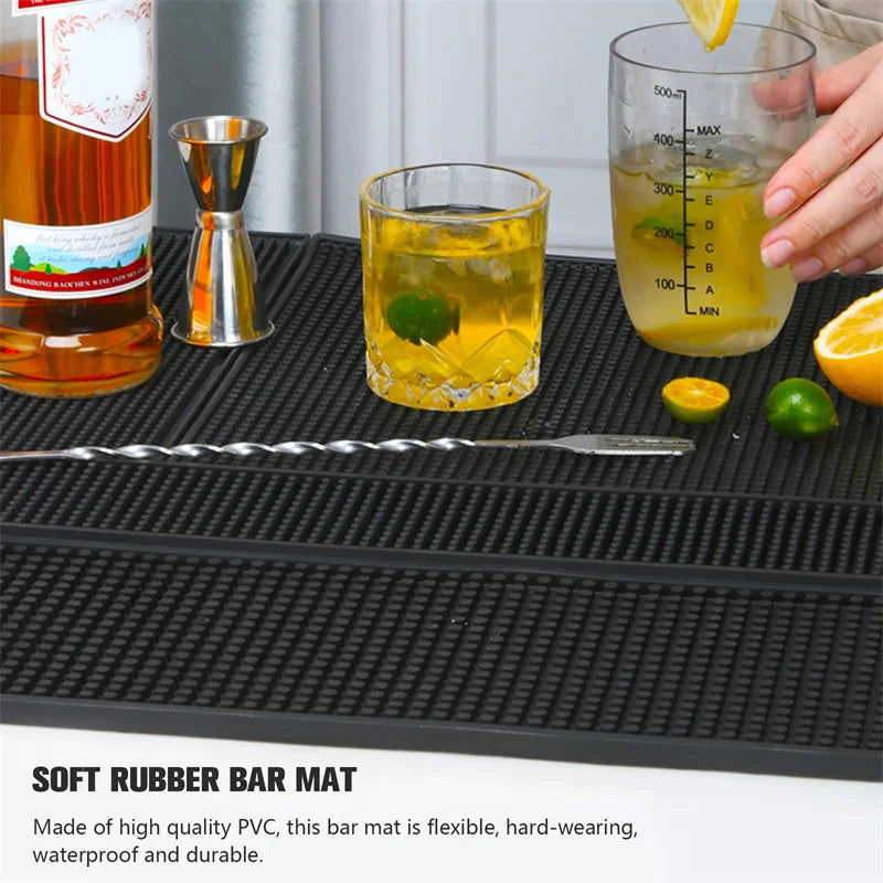 PVC Anti-Slip Bar Mat – Waterproof, Heat-Resistant & Durable Spill Mat for Home, Cafe, and Bar Use