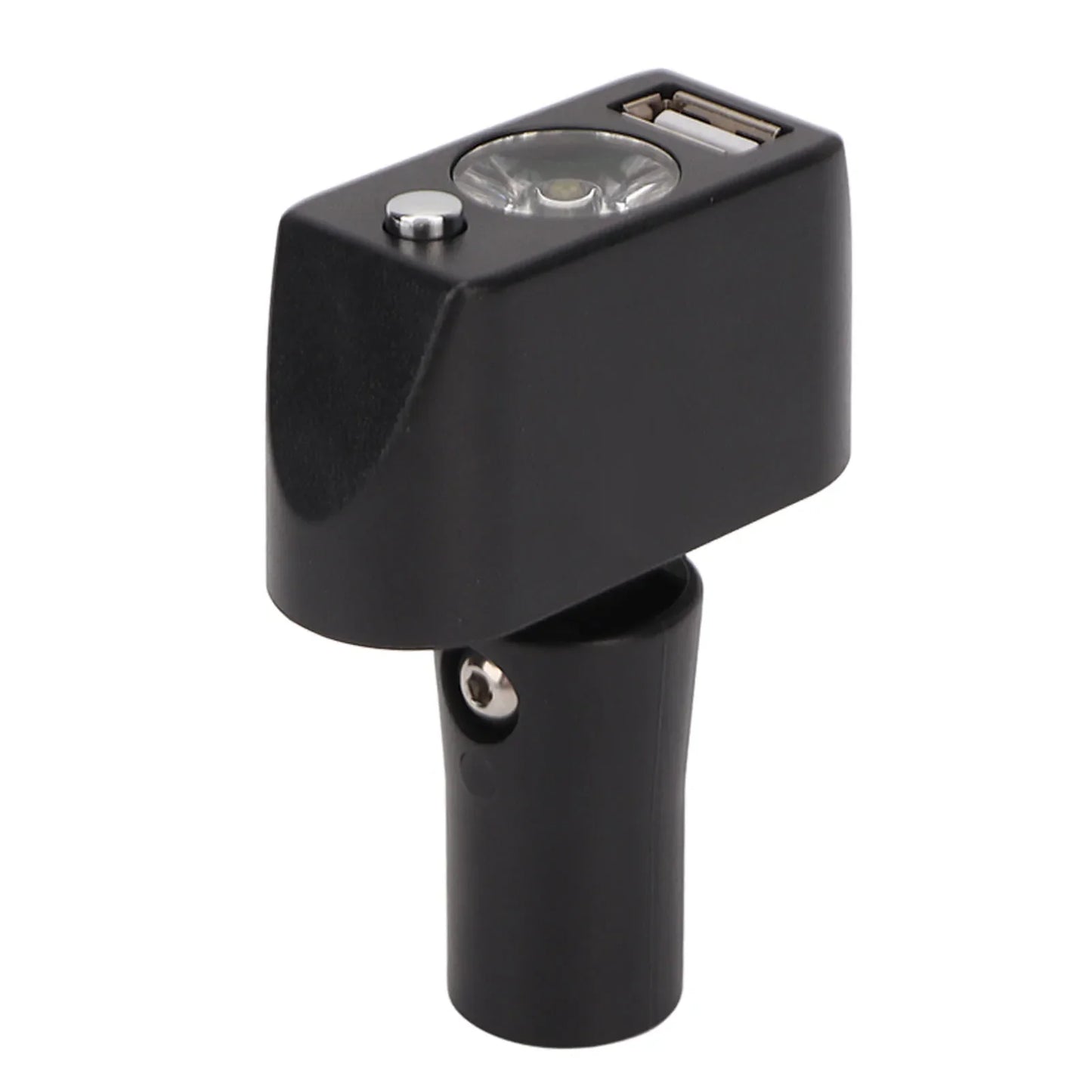 Electric Wheelchair LED Light — Adjustable Angle High-Brightness 3-Pin XLR Headlight with Controller for Night Use