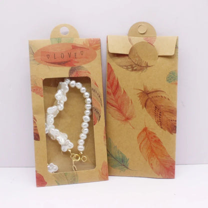 50PCS Marble Pattern Jewelry Display Boxes – DIY Window Gift Boxes with Hanger for Wedding & Thank You Gifts