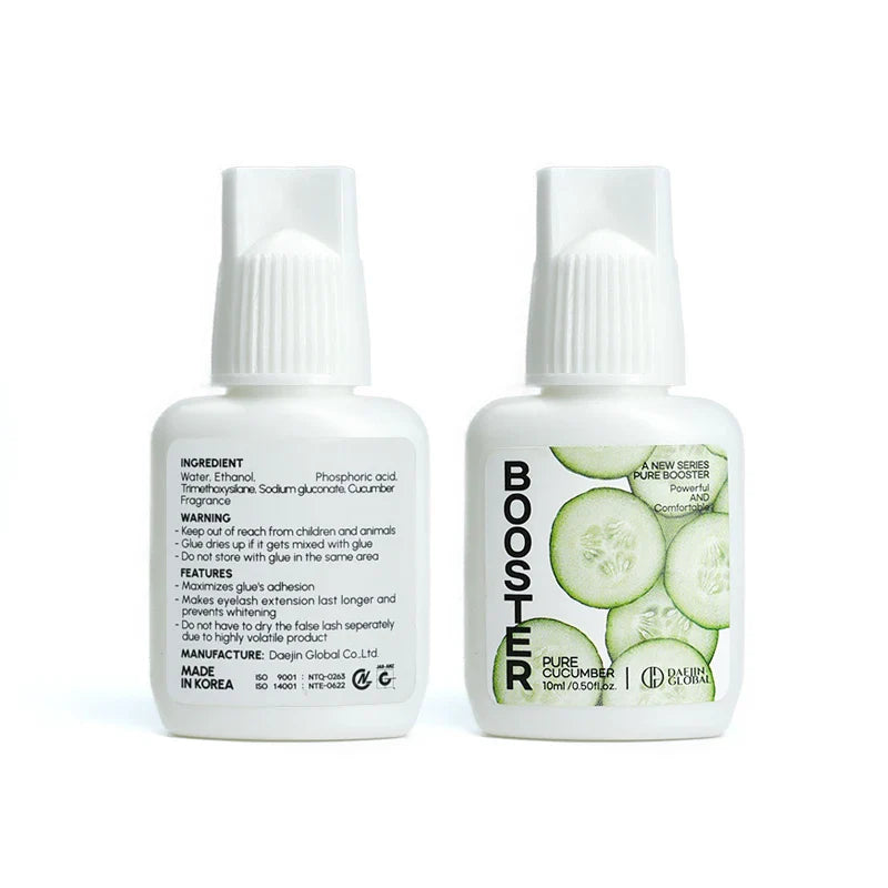 Original Booster Eyelash Glue – Super Bonder Quick-Dry Professional Lash Extension Glue with Aloe, Coconut & Cucumber