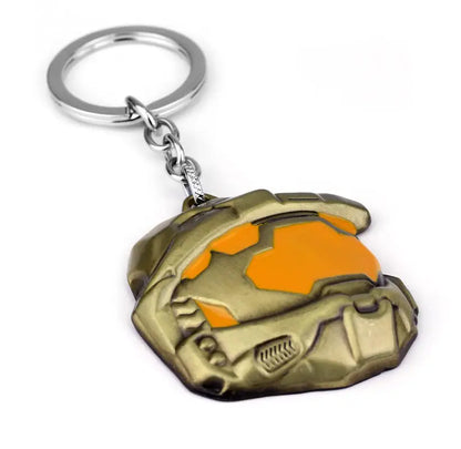 Spartan Assault Mask Keychain — Car Keyring Ornament, Decorative Accessory & Gift for Fans