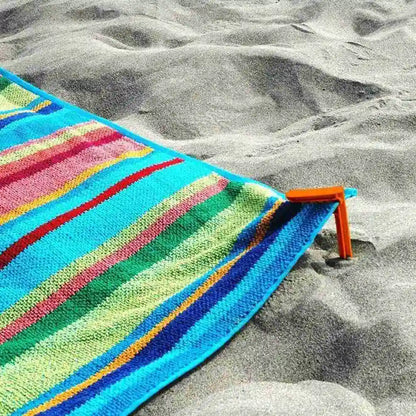 10PCS Beach Towel Clips – Outdoor Camping Mat Clips & Sheet Holders for Towel and Clothes Clamps