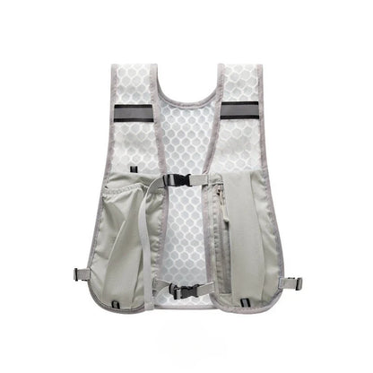 Lightweight Reflective Running & Biking Vest | Hydration Chest Pack with Phone Storage Pocket