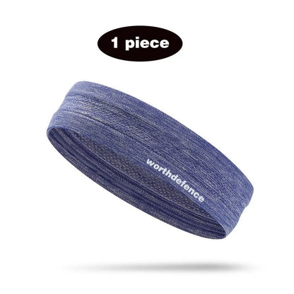 WorthWhile Sports Headband – Anti-Slip Breathable Sweatband for Men & Women, Gym, Yoga, Basketball, Volleyball & Fitness Training