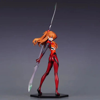 Anime Evangelion Asuka Langley Soryu Action Figure — Battle Dress Collectible Toy Model for Fans