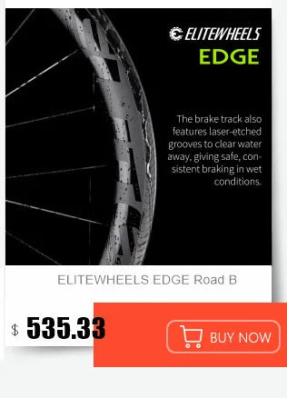 ELITEWHEELS Carbon Wheels ENT 2.0 – 700c Disc Brake Rim, Center Lock Road Bike Wheelset, UCI Quality Racing Wheels