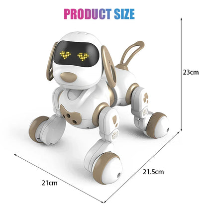 Funny RC Robot Dog – Electronic Stunt Dog with Voice Commands, Touch-Sense, Music and Songs for Boys and Girls, Model 6601