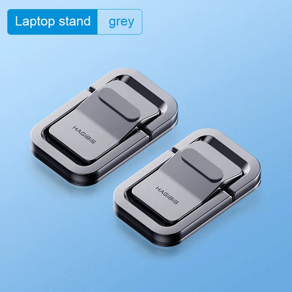 Hagibis Foldable Laptop Stand Riser with Cooling Design for MacBook Pro, Air & Universal Notebook Holder