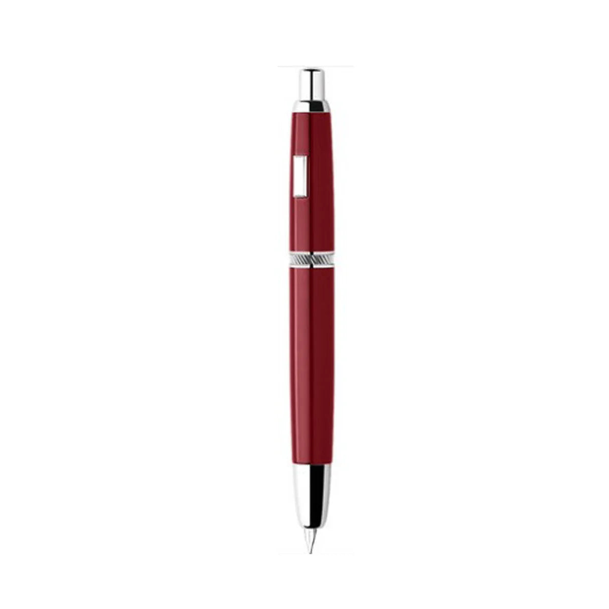 MAJOHN A1 Retractable Fountain Pen – EF 0.4mm Nib, Matte Black Metal Ink Pen with Converter, Ideal for Students and Gifts