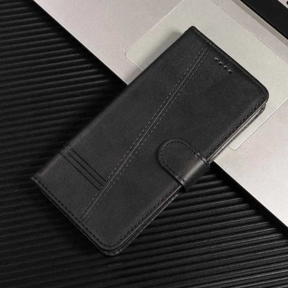 Leather Flip Wallet Case for Motorola Moto G & E Series (G13–G85, E13–E14) – Card Holder Stand Book Cover